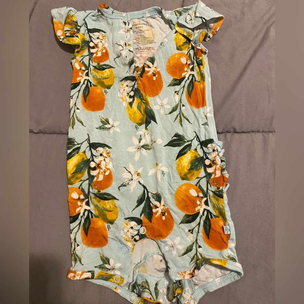 Posh Peanut romper. Size 6-9 month.